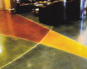 混疑土地坪著色、硬化、拋光地坪系統(tǒng)